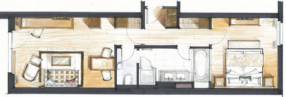 Le Petit Cervin Hotel Zermatt Luaran gambar A section of the proposed hotel